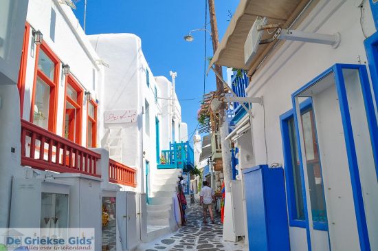 Straatjes in Mykonos